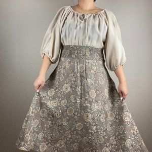 Vintage 70s Melissa Lane Cottagecore Melissa Lane Peasant Dress - M / L